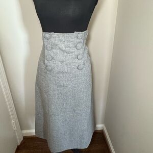 H&M Classic Gray A-Line Skirt